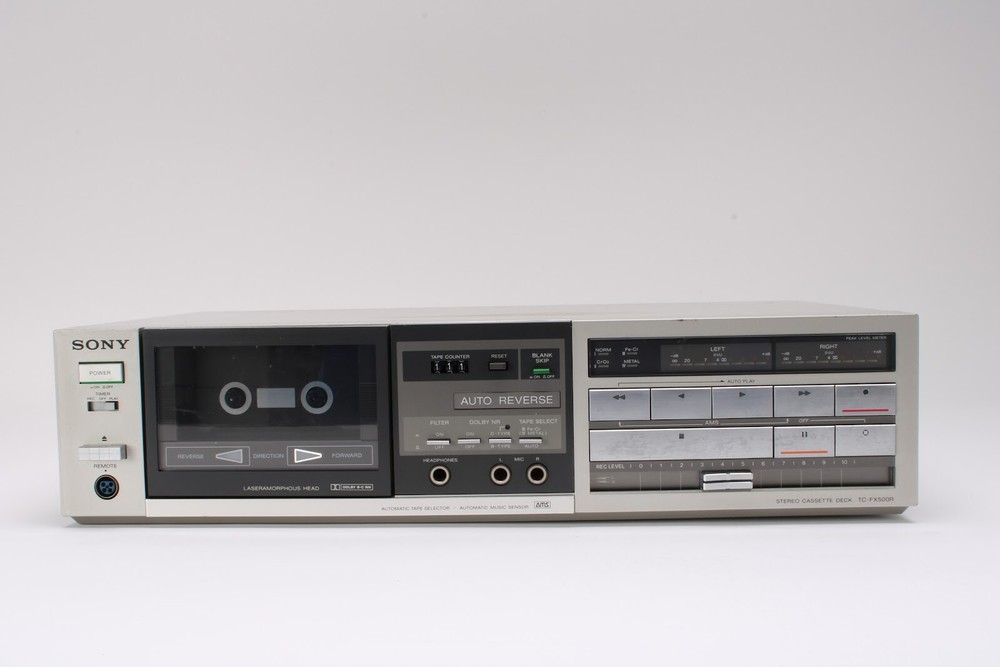 Sony TC-FX500R Stereo Cassette Deck Stereo Component - AS IS