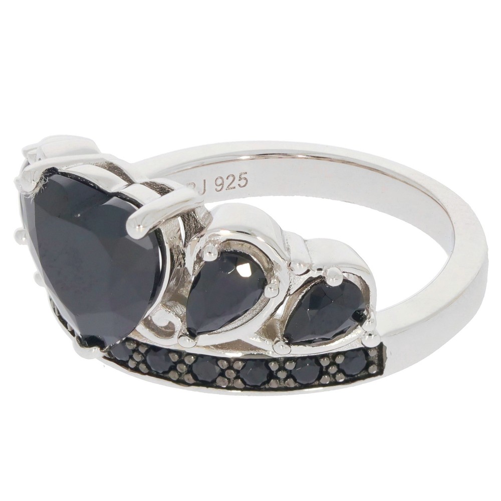 Sterling Silver Semi Mount Ring Setting Heart HT 8X8mm