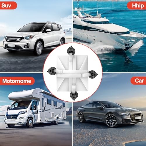 Foldable Starlink Mini Car Mount with Suction Cups，Quick Release