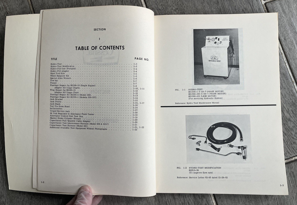 Aviation Cessna Special Tools & Support Equipment Catalog 1979 Original