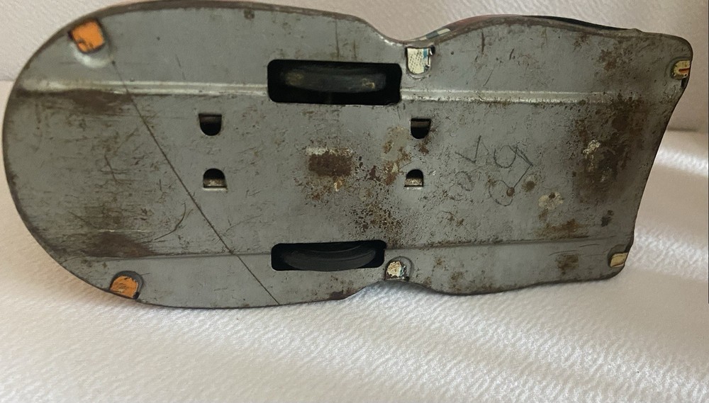 Vintage Tin Toy Dog Pull Back Japan