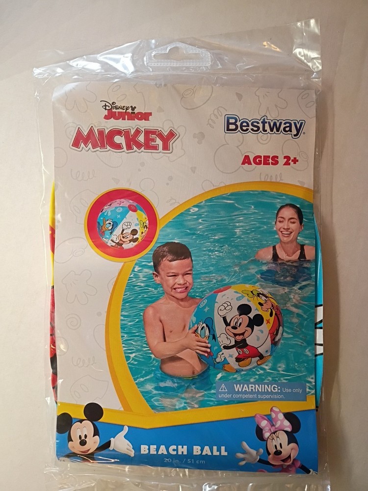 Disney Junior Mickey-Bestway Beach Ball- Ages 2+