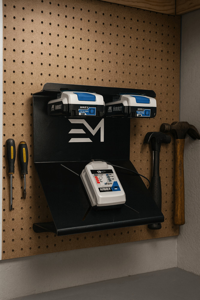 Hart 20V Charger and Battery Mount