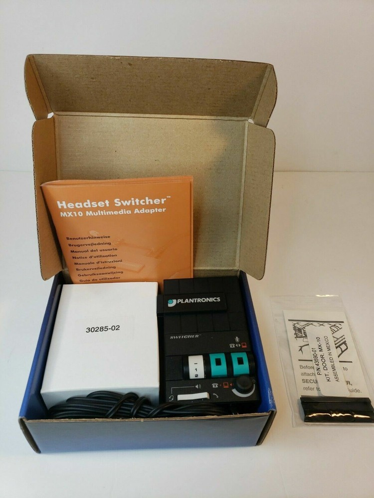 Plantronics Vista MX10/A Headset Switcher