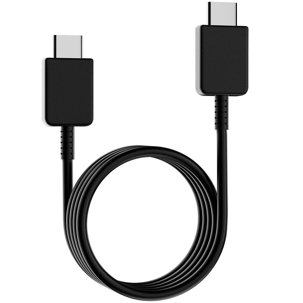 Universal 45W Fast USB Type C Wall Charger 2M 6FT Type C Cable For Samsung Black