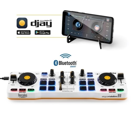 Hercules DJCONTROL-MIX DJ Controller for Smartphones & Tablets