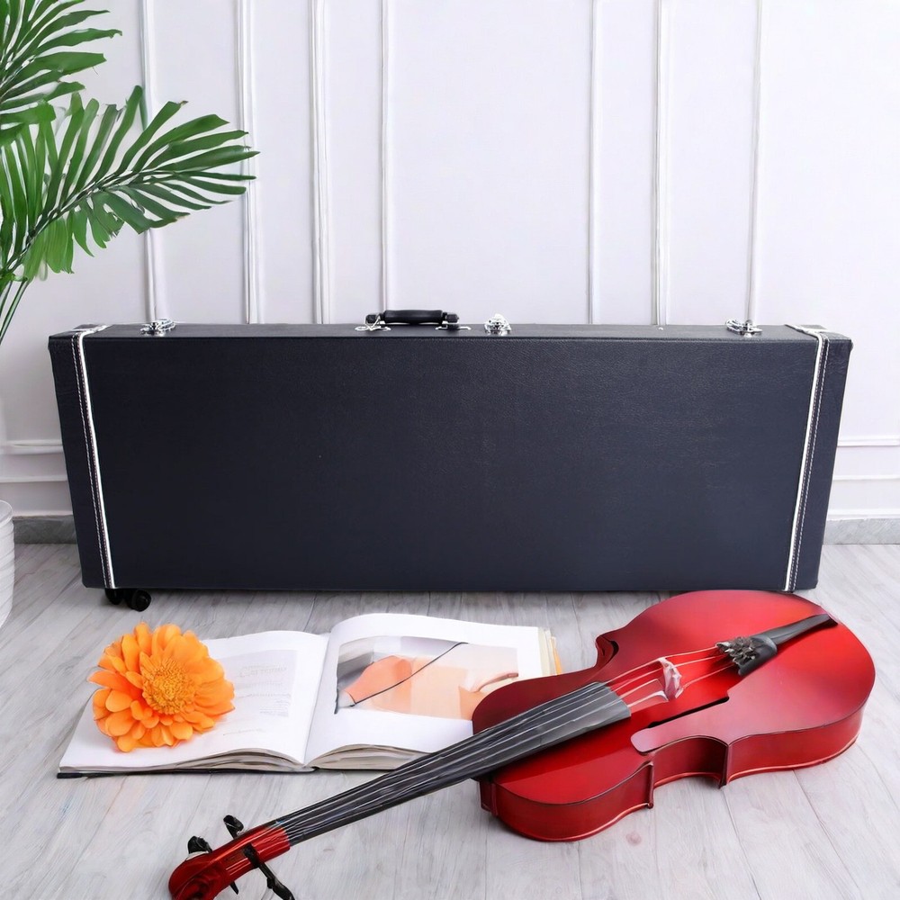 Black Square Electric Guitar Hand Shell Case For ST/TL/170/SG/Burning Fire
