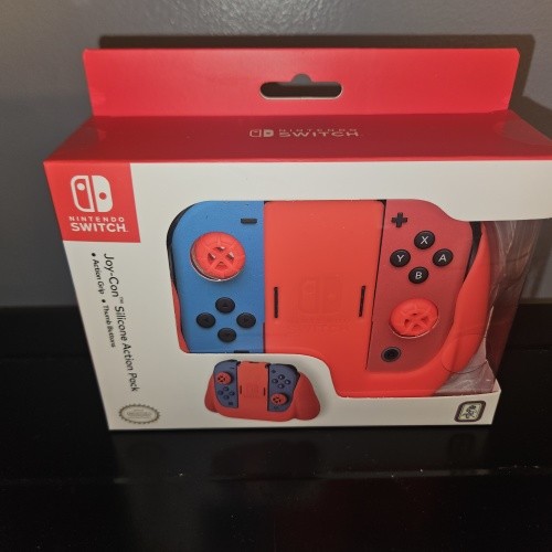 RDS Industries Nintendo Switch Joy-Con Action Pack - Includes Silicone Action ..