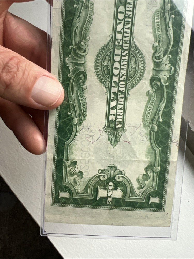 1923 One Dollar Silver Certificate Large Size $1