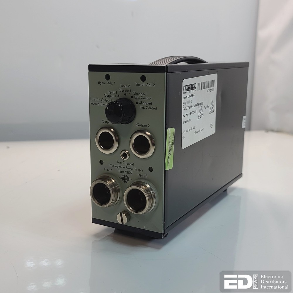 Bruel & Kjaer Type 2807 Two Channel Microphone Power Supply