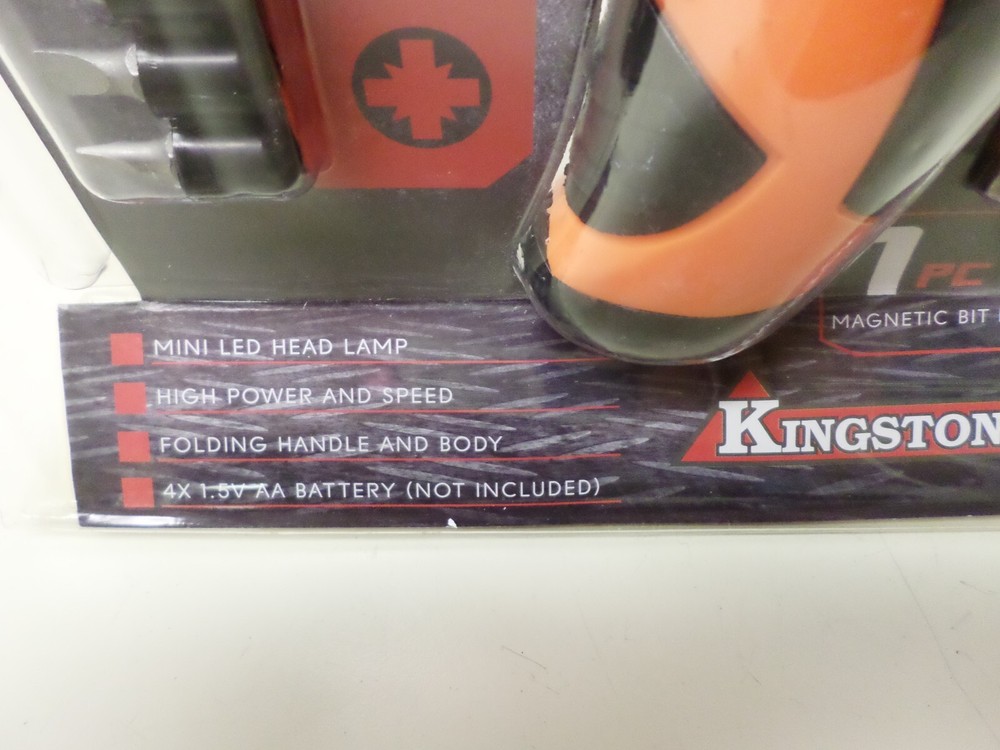 KINGSTON CORDLESS SCREWDRIVER 6 VOLT BATTERY OPERTATED