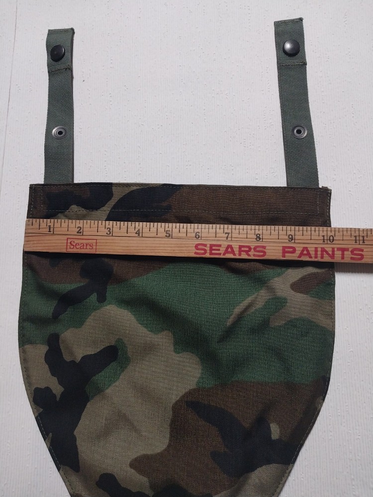 Woodland Camouflage Groin Protector Large SHELL ONLY