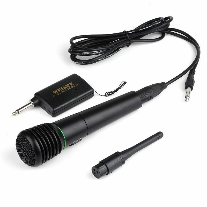 Professional Handheld Wired/Wireless Dynamic Microphone Karaoke Singing Music US