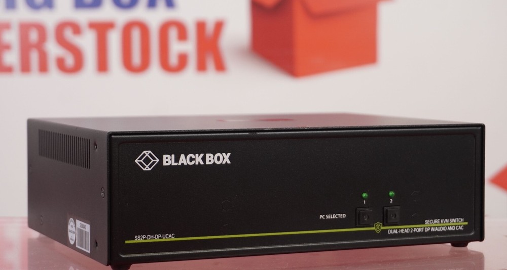 Black Box SS2P-DH-DP-UCAC Dual Port Secure Desktop KVM Switchbox