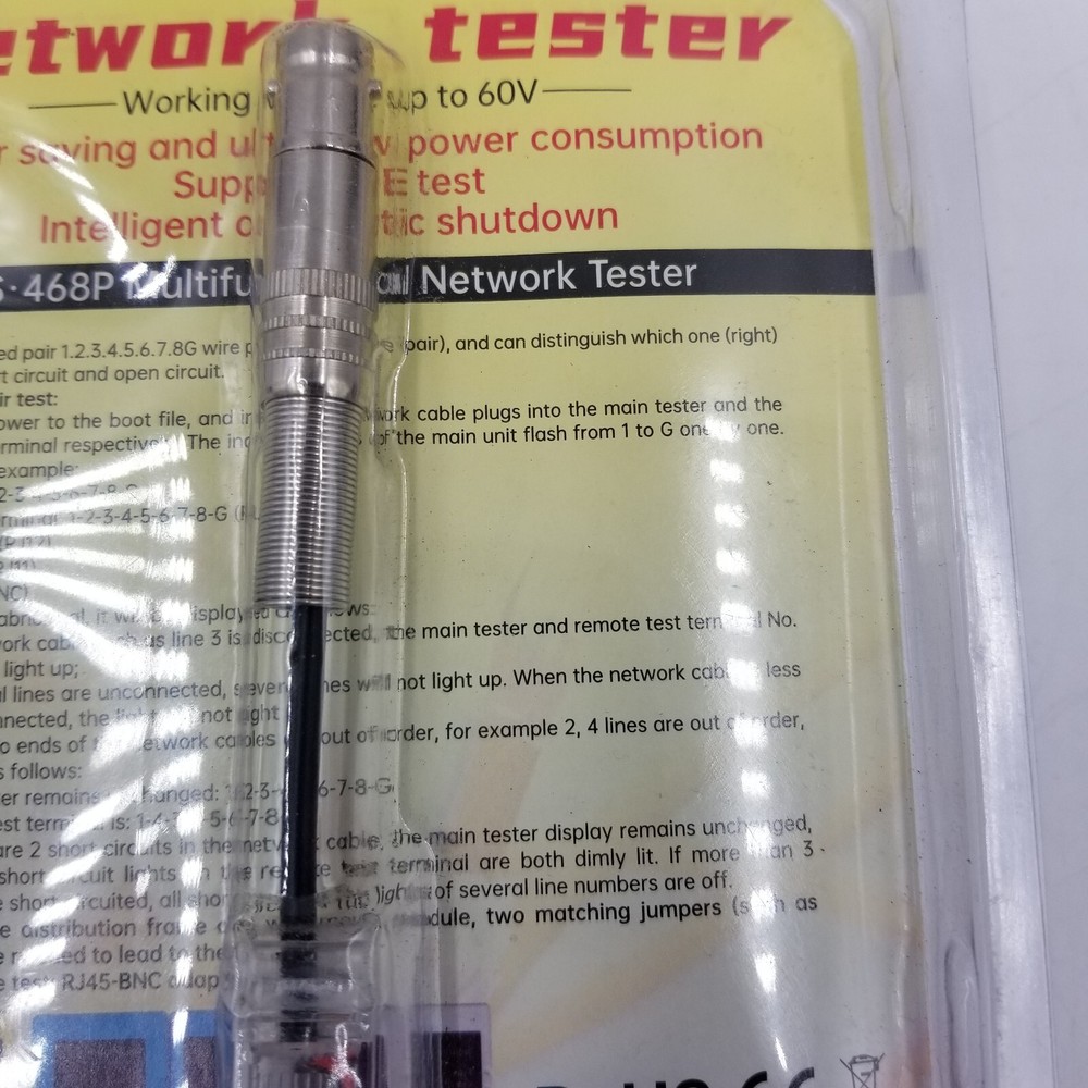 Network LAN Cable Wire Tester & PoE BS-468P Multifunctional Network Tester