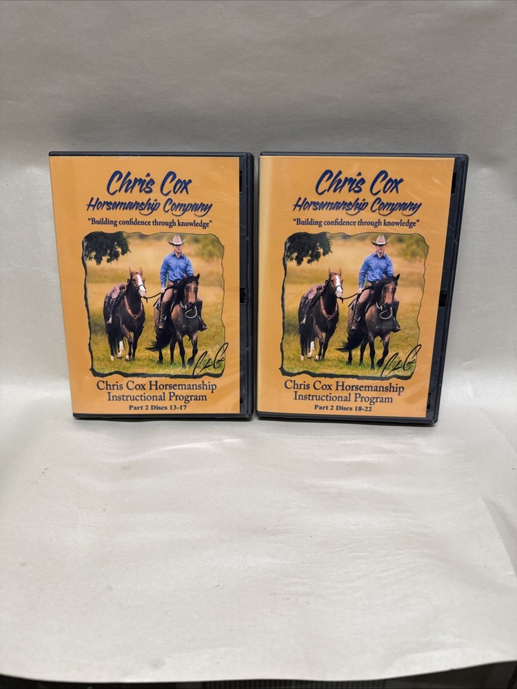 Chris Cox Horsemanship Instructional Program horse training DVD SET