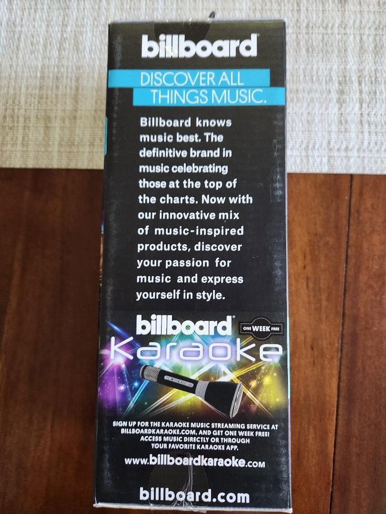 KARAOKE MIC BILLBOARD WIRELESS MIC & SPEAKER