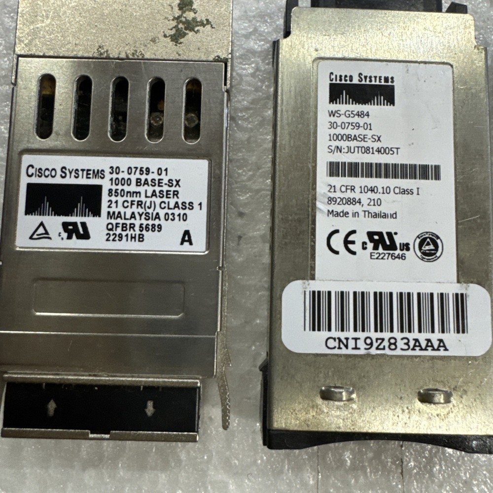 Lot of 16 Cisco & Oracle Transceiver Modules Bin7