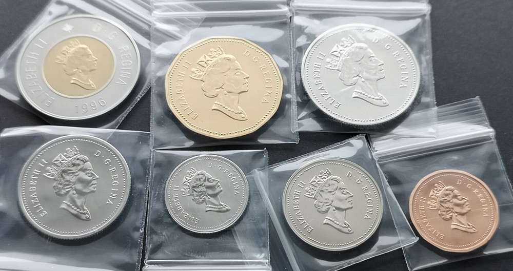 ***CANADA 1996 SPECIMEN COINS SET ***