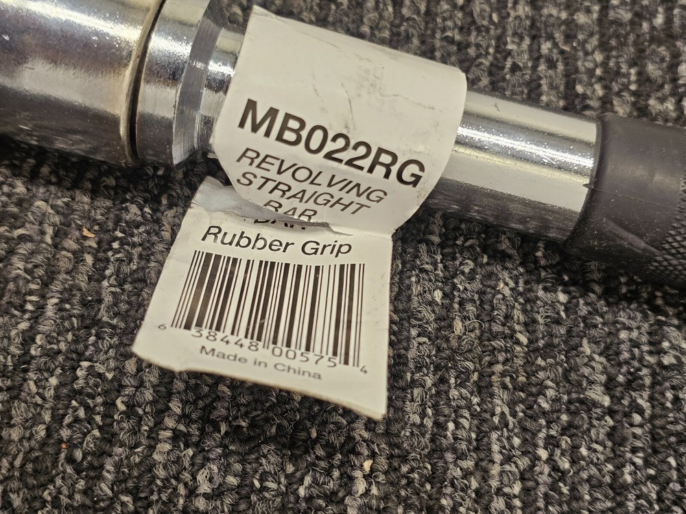 Body Solid MB022RG Tools Rubber Grip Revolving Solid Straight Bar