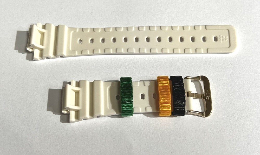 Genuine Casio Replacement Band G SHOCK DW6900R-7 WHITE GLOSSY