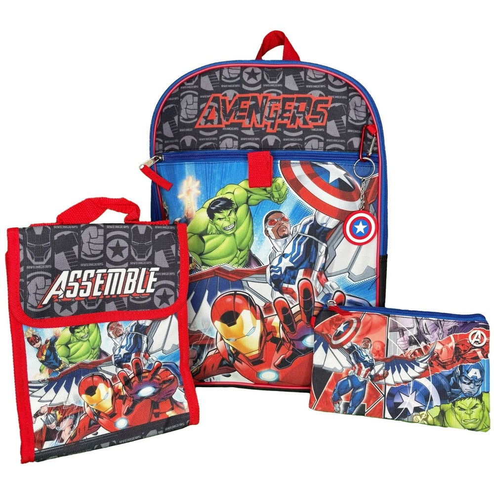 Marvel Avengers Backpack with Lunch Box
