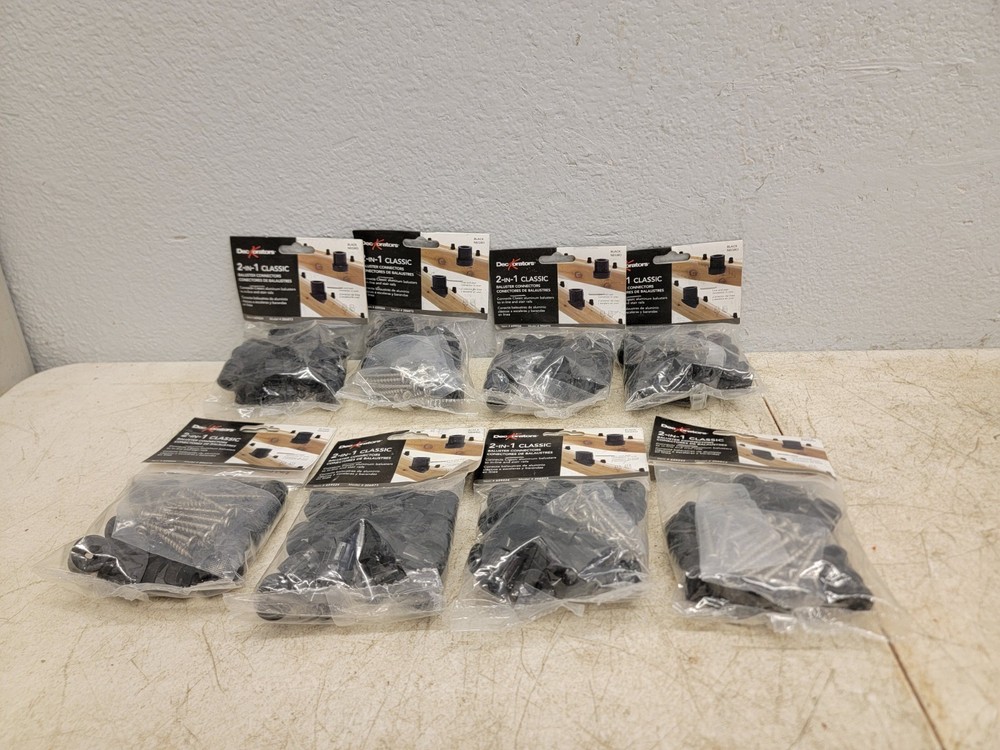 (8) DECKORATORS 2-In-1 Classic Baluster Connectors 20 Pack