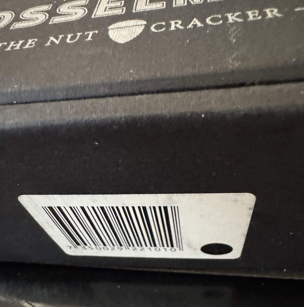 Drosselmeyer The Nut Cracker Black and Silver Modern Nut & Shell Cracker