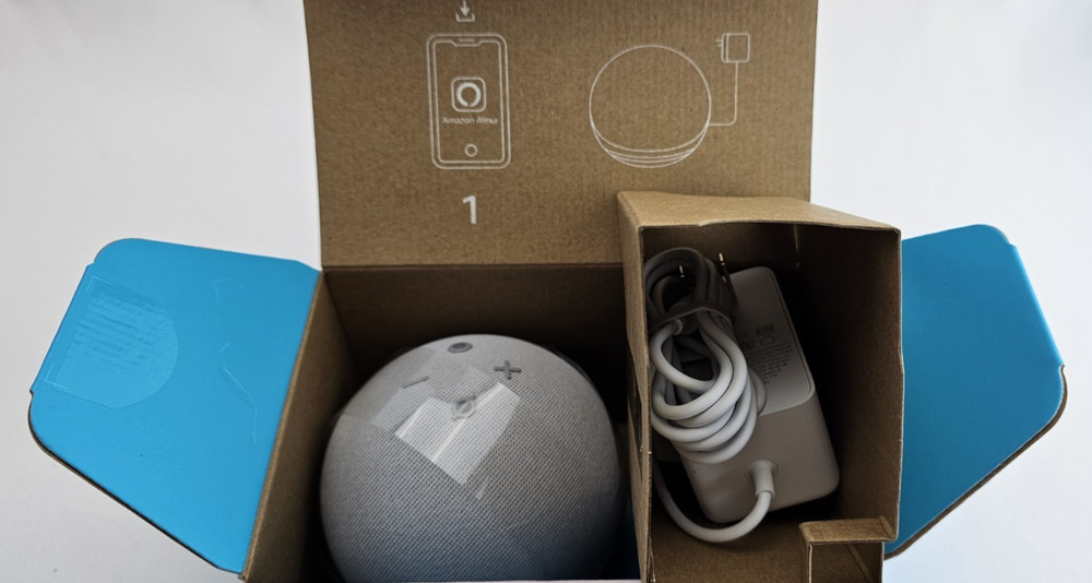 All-New Echo Dot (4th Generation) Smart Speaker with Alexa – Glacier White