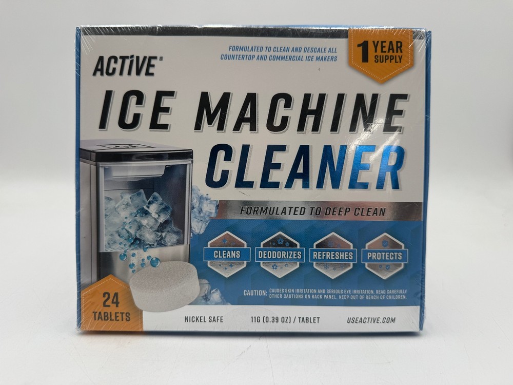 Active - ICE Machine Cleaner - 24 Pack - 12 Month Supply - SEALED