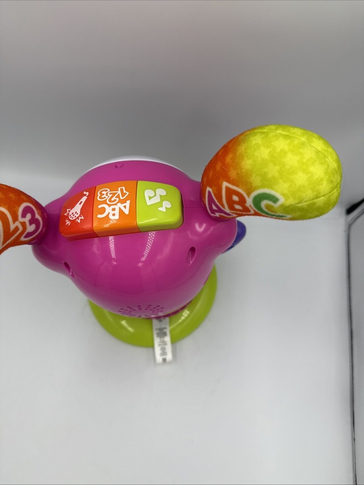 Fisher-Price DJ Bouncin Beats Interactive Musical Learning Toy Lights Bouncing