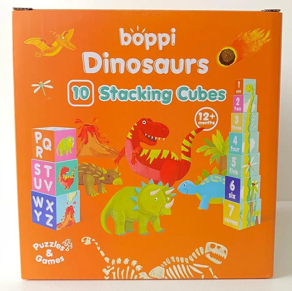 Boppi Stacking Cubes - Dinosaurs