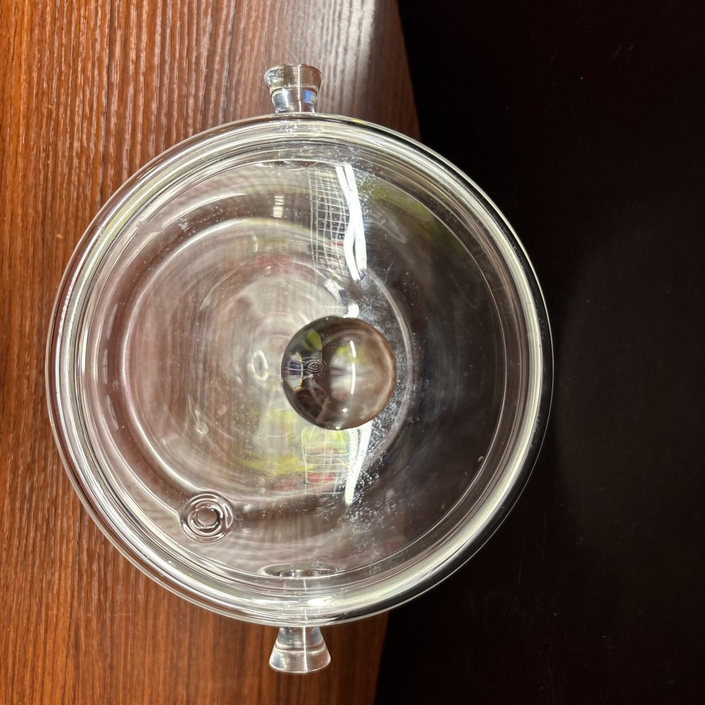 Luxshiny Glass Soup Pot w/Lid