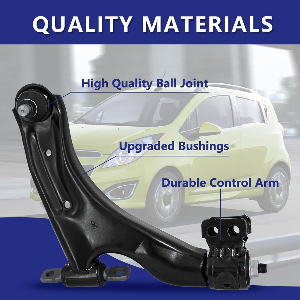 Front Lower Left Right Control Arms Ball Joint for 2013-2015 Spark 2 Pcs