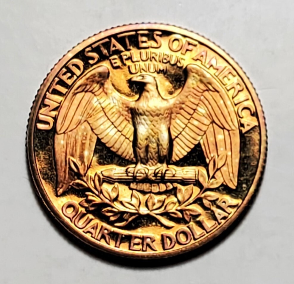 TONED 1978 S WASHINGTON QUARTER PROOF UNC #C5556