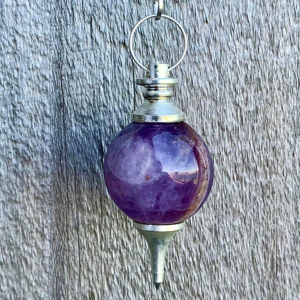 Amethyst Sphere Pendulum