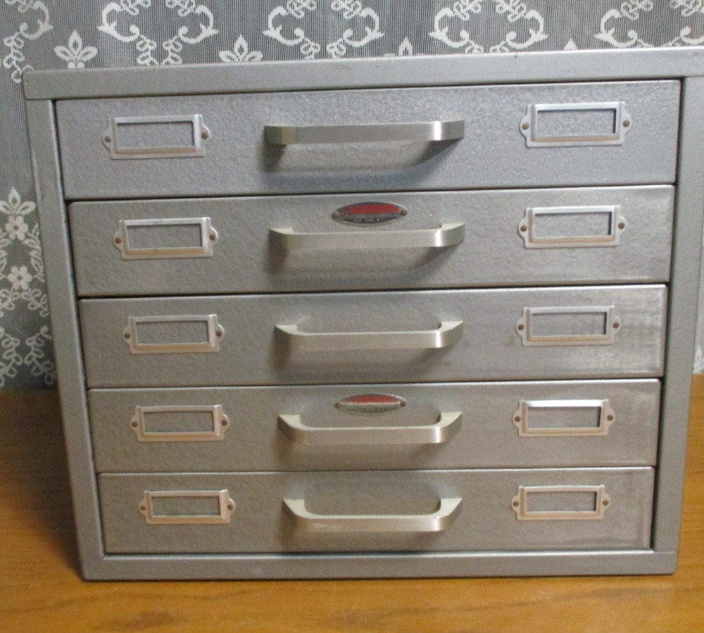 NEUMADE 5-Drawer Stackable Slides Storage File Cabinet - 5 rows - Divider Tabs