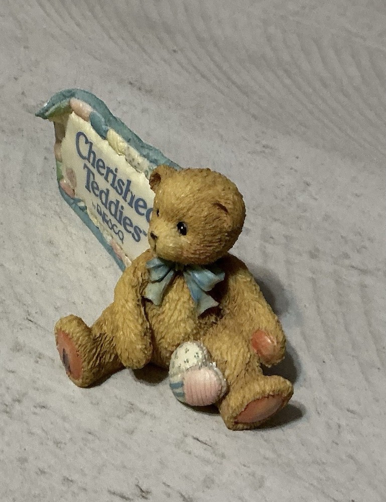 Cherished Teddies 1991 Store Display Sign Plaque 951005 Enesco