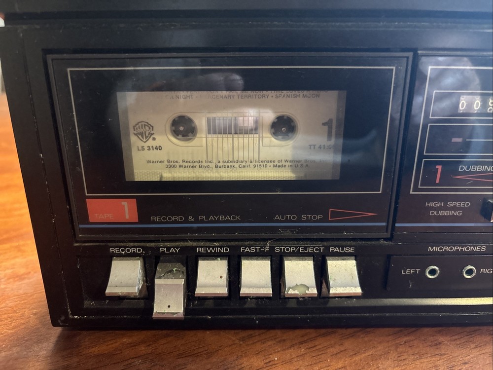 Vintage Realistic System 200 Model 13-1229 Dual Cassette Deck /Read Description