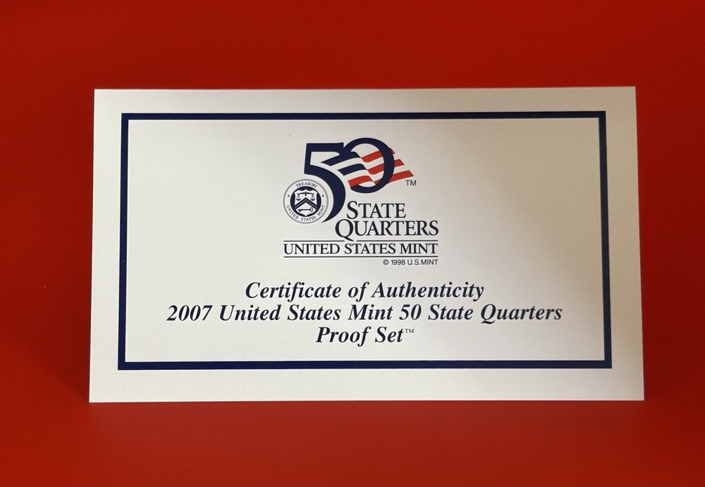 2007 U.S. Mint 50 State Quarters Proof Set