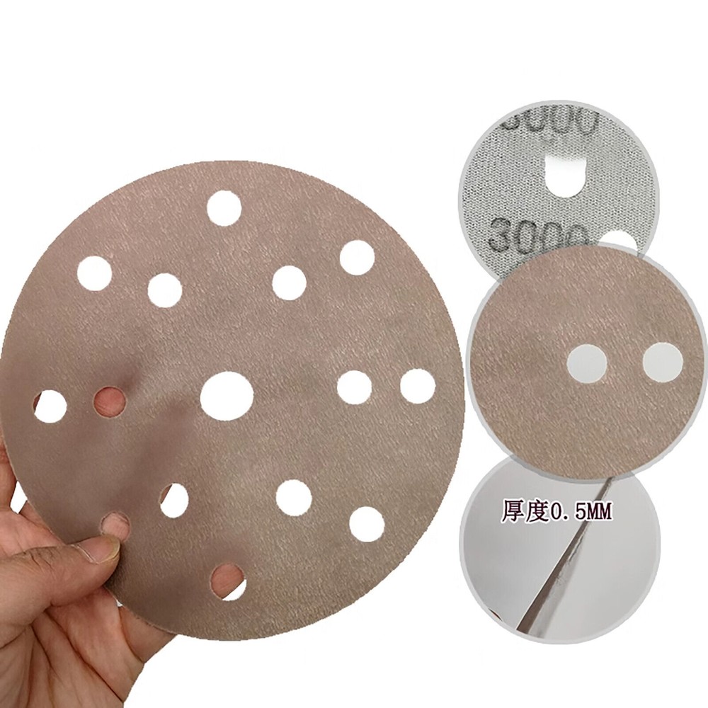 Sanding disc 150mm eccentric sandpaper sanding sheets grain P600-P5000
