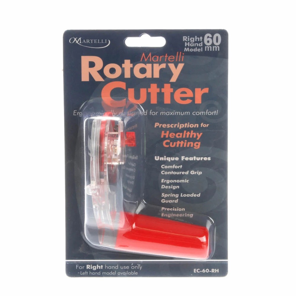 Martelli Ergonomic ROTARY CUTTER ~ 60 mm Right Hand Model