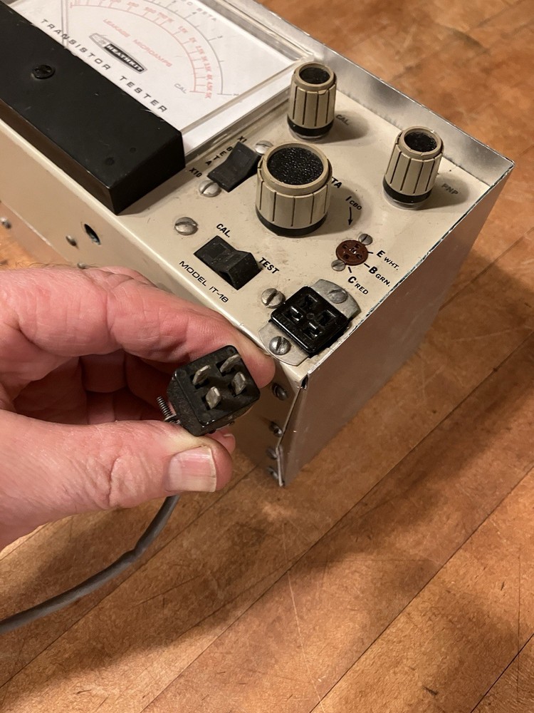 Heathkit Transistor Checker Kit Model IT-18 Tester Vintage Untested IT18