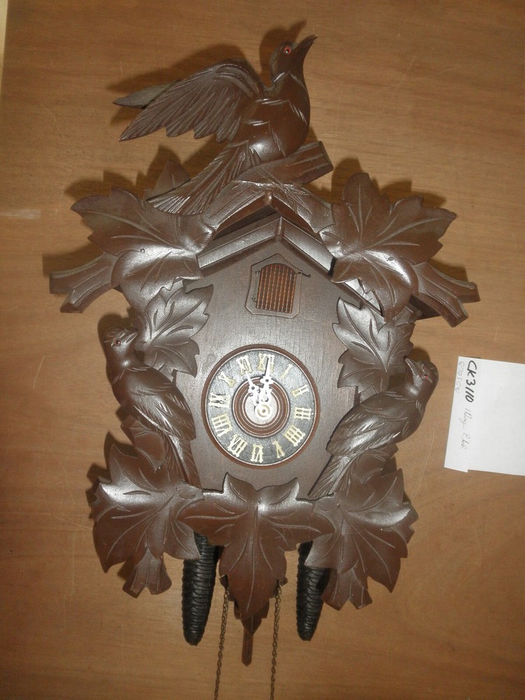 Cuckoo Clock German  Black Forest made working 1 Day CK3087B