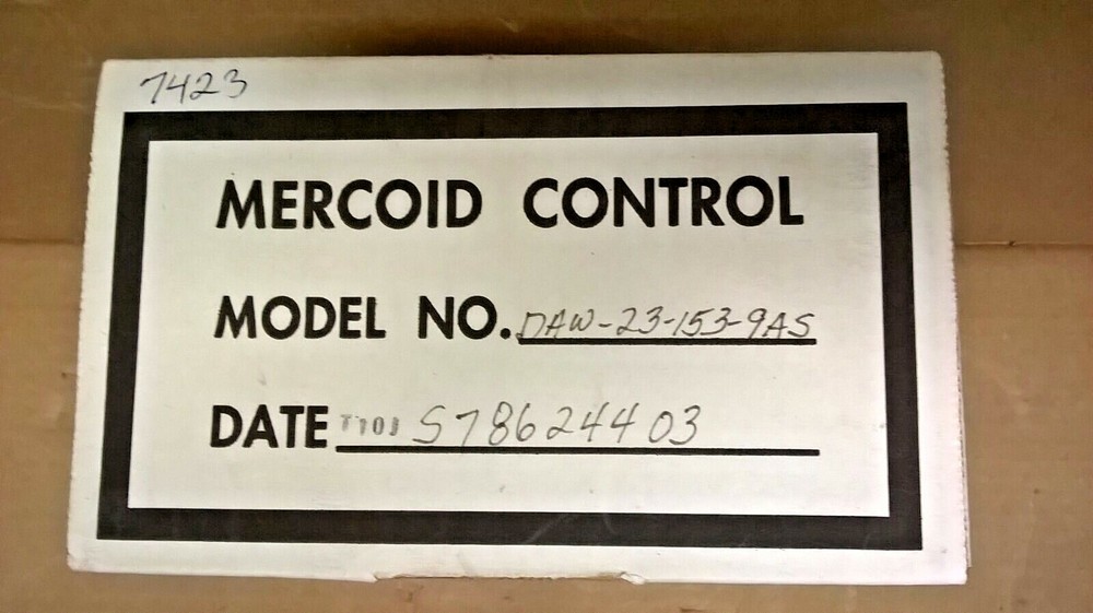 Mercoid DAW-23-153-9AS Pressure Switch, Range: 40-350 PSIG