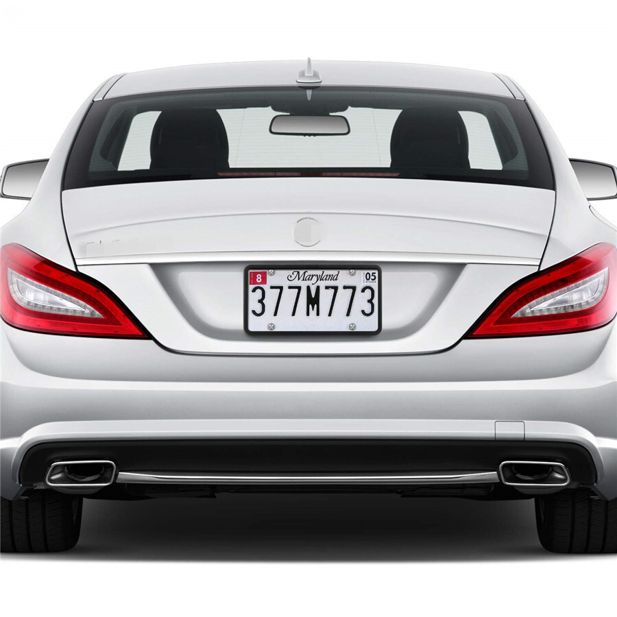 2Pcs Car Front Rear Bracket Protector Silicone License Plate Tag Holder Mounting