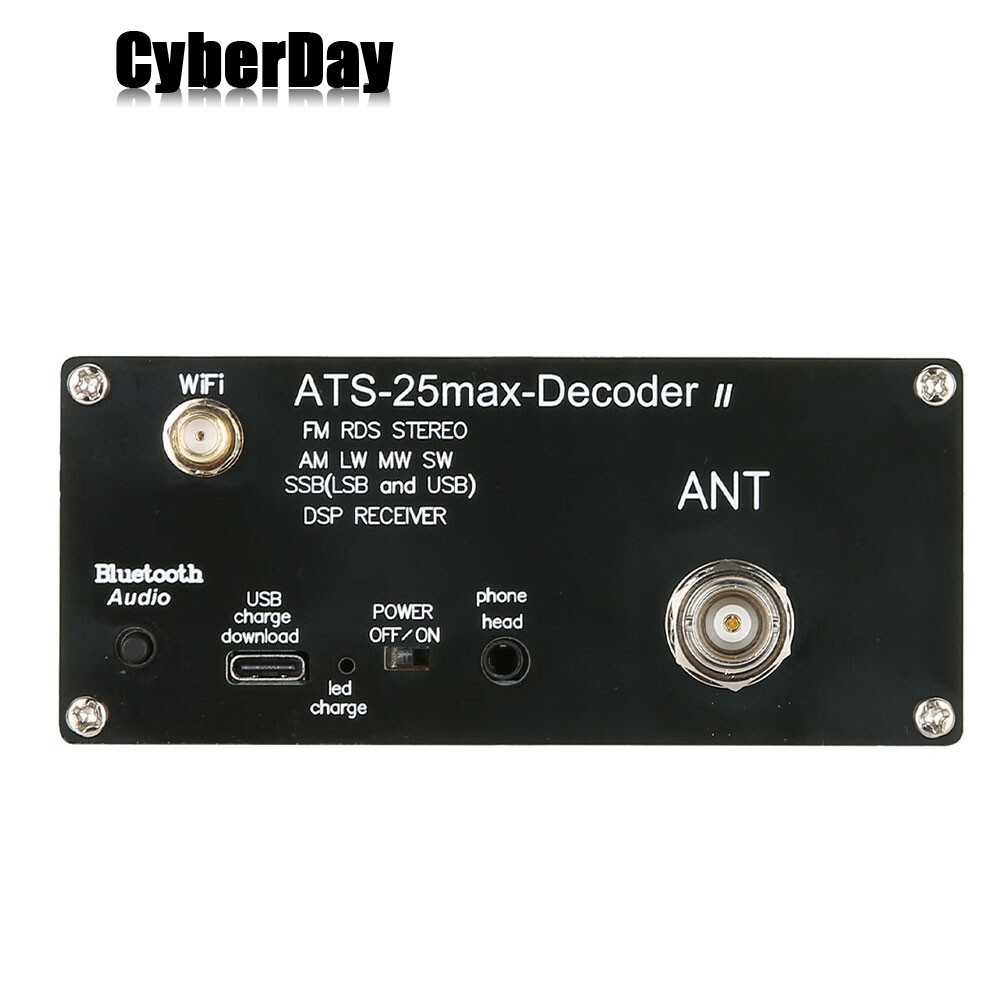 ATS25 Max Decoder II Bluetooth Full Radio Receiver FM SW SSB MW LW Receiver #US