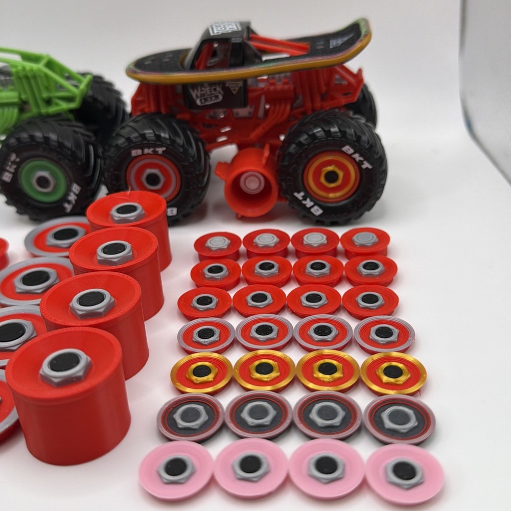 Wreck Deck Custom BLACKBOX 3D Printed Skate Wheel Inserts for Spin