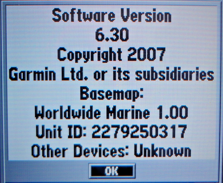 GARMIN GPSMAP 182C MARINE CHART PLOTTER FISHFINDER GPS UNIT w/ MOUNTING KNOBS