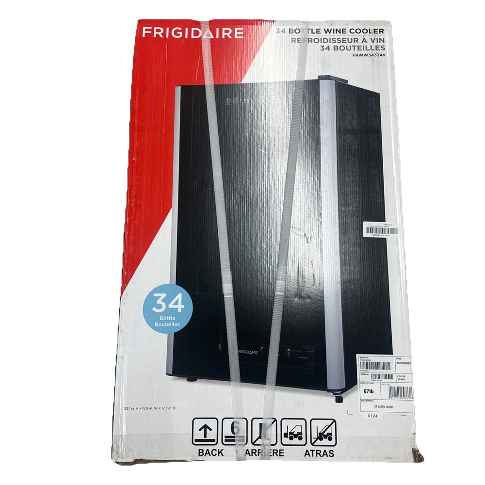Frigidaire Wine Cooler 34 Bottle FRWW3433AV NEW IN BOX!